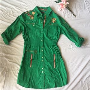 Coogi Military Inspired Dress